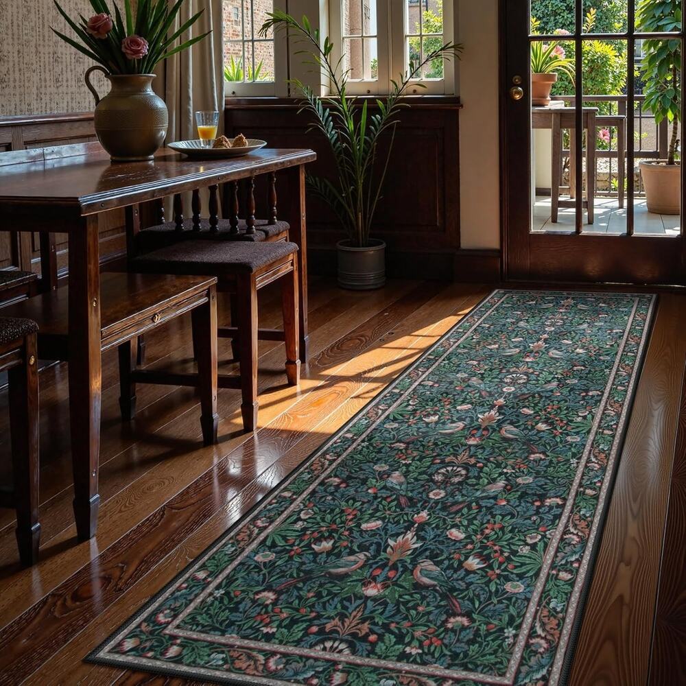 Morebes Washable Hallway Runner Rug 8ft, Non Silp Boho Soft Indoor Floor Rug Run - Picture 6 of 6